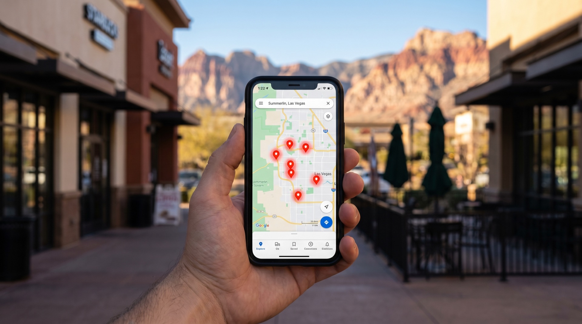 Las Vegas business winning the Google map pack
